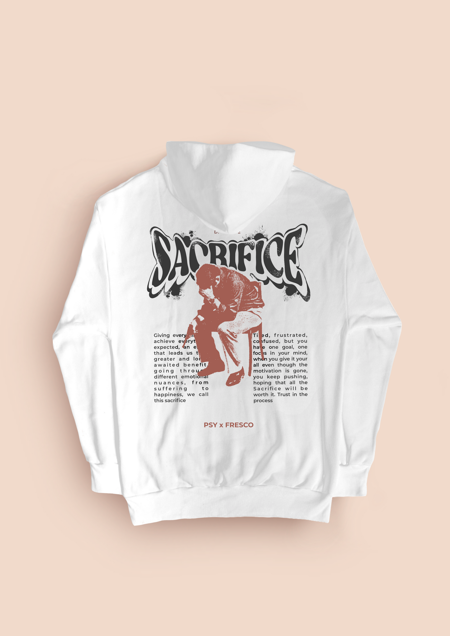 sudadera con capucha de sacrificio