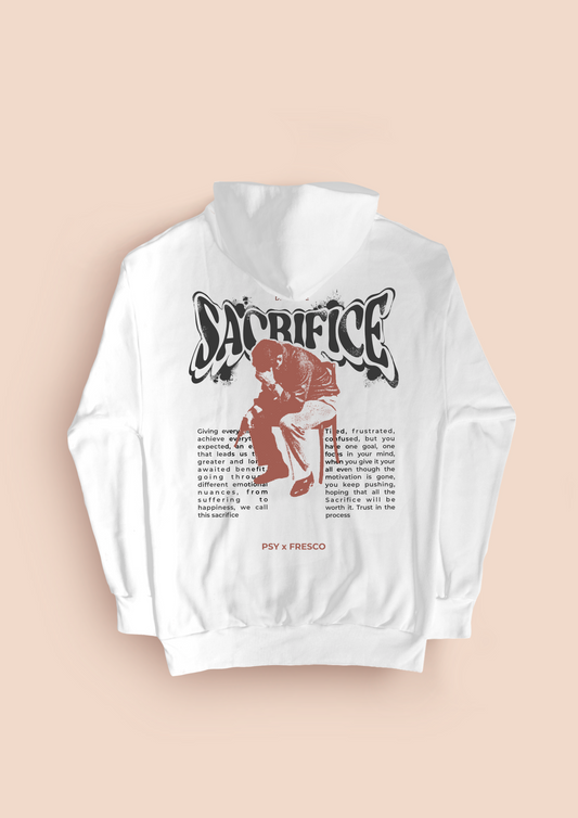 sudadera con capucha de sacrificio