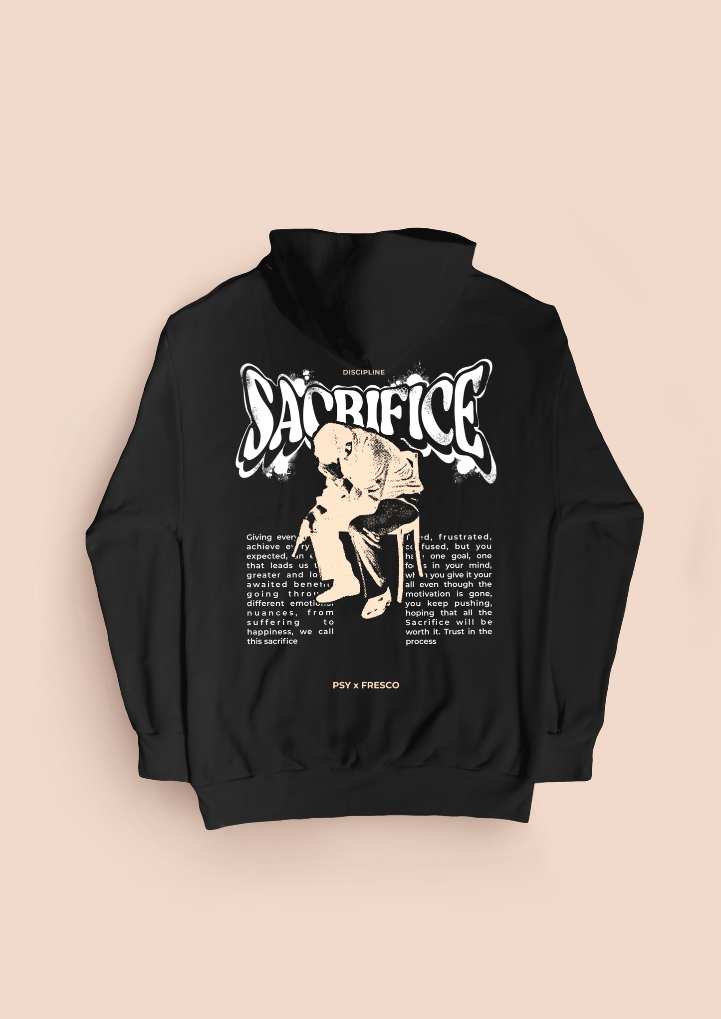 sudadera con capucha de sacrificio